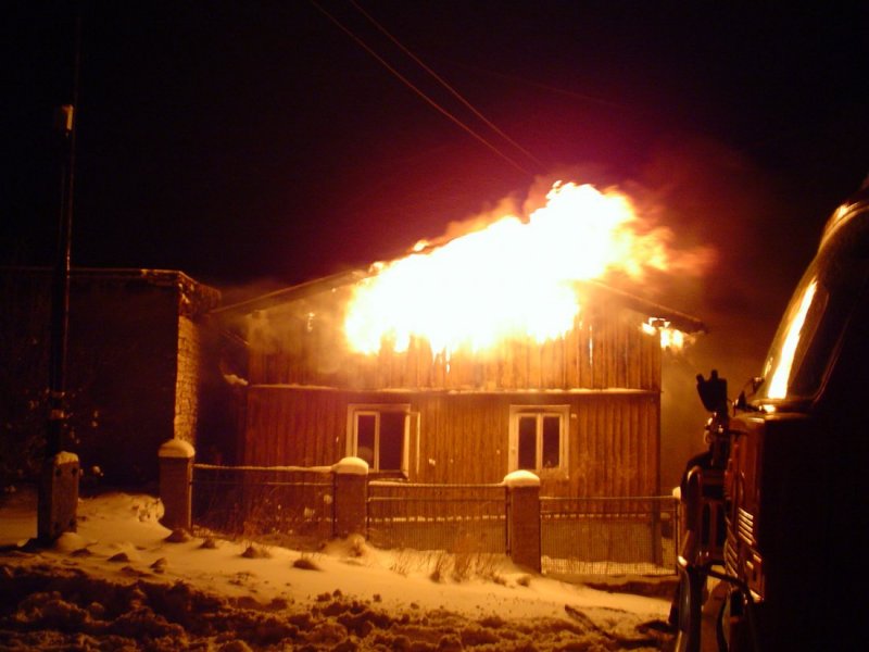 Сгорел дом в Нижнем Новгороде