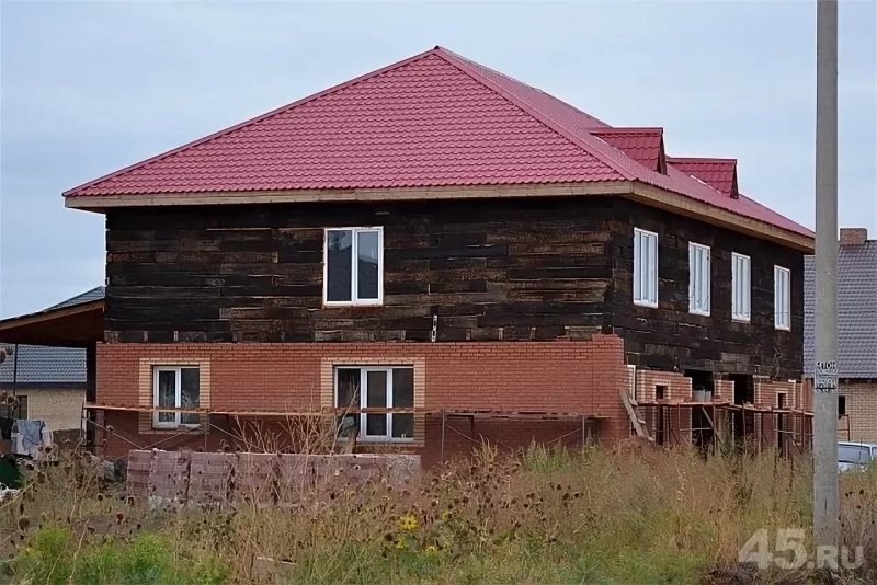 Дом со шпал