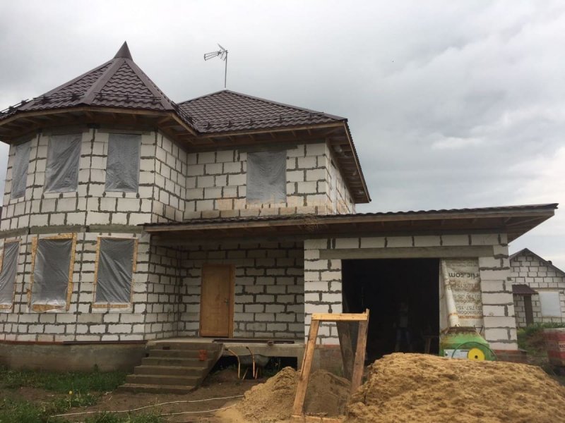 Дворец из газоблока
