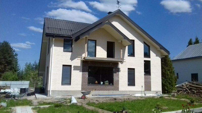 Большой дом газобетон