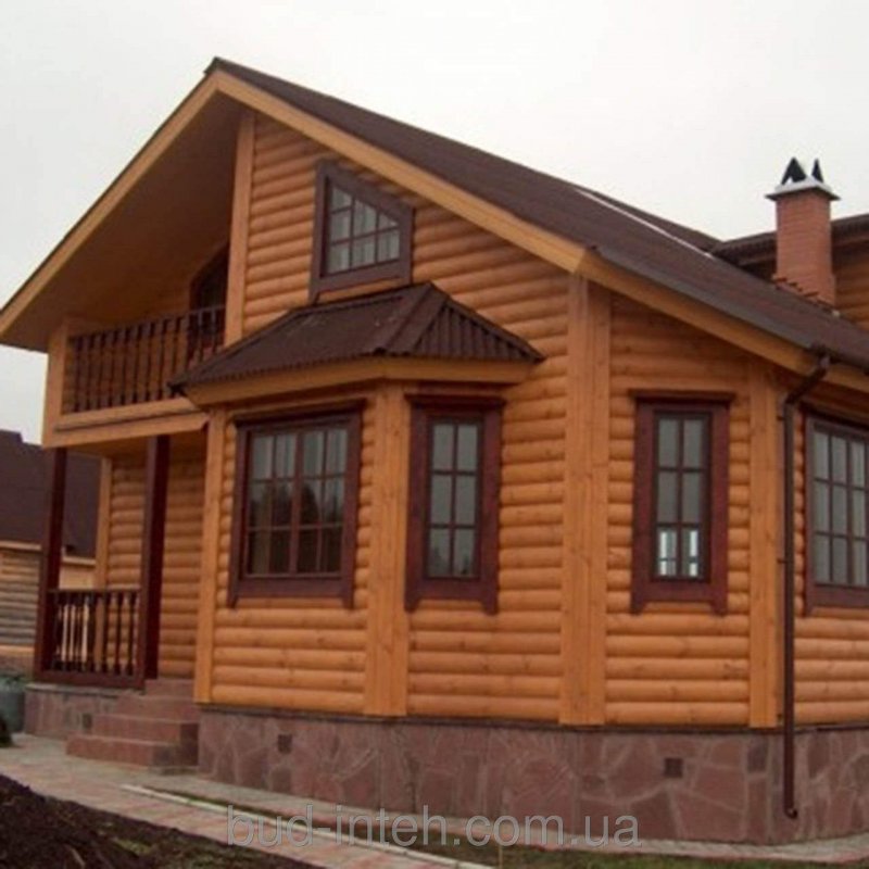 Отделка фасада блок хаусом