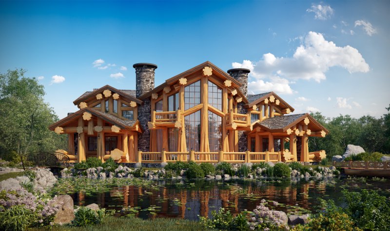 Самый красивый дом в россии (150 фото)