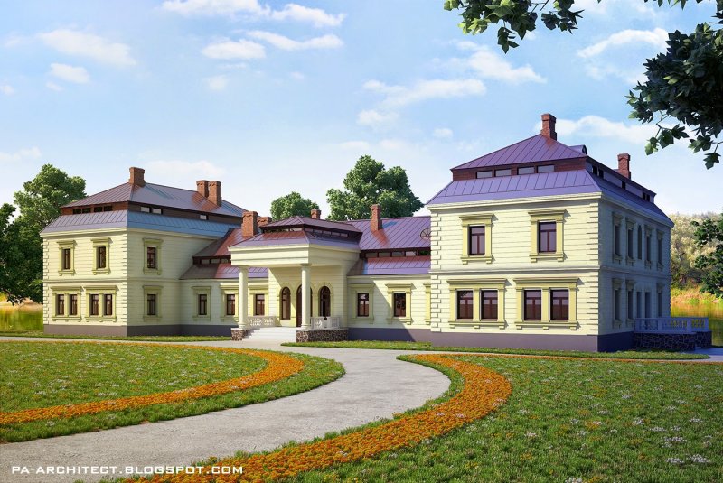 Графская усадьба реконструкция