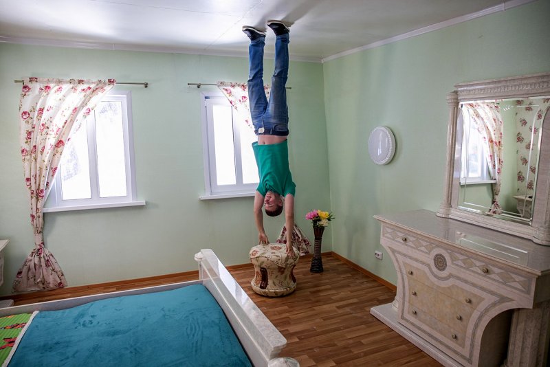 Перевернутый дом в Красноярске
