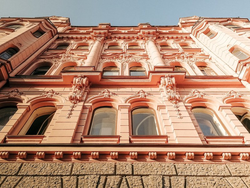 Исторические здания Питера в центре
