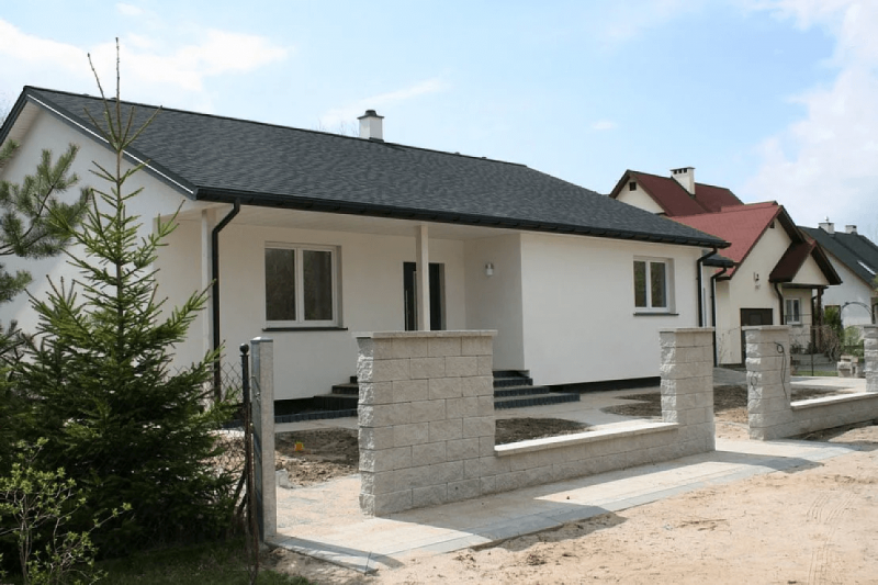 Фасад времянки