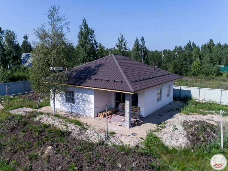 Одноэтажный блочный дом