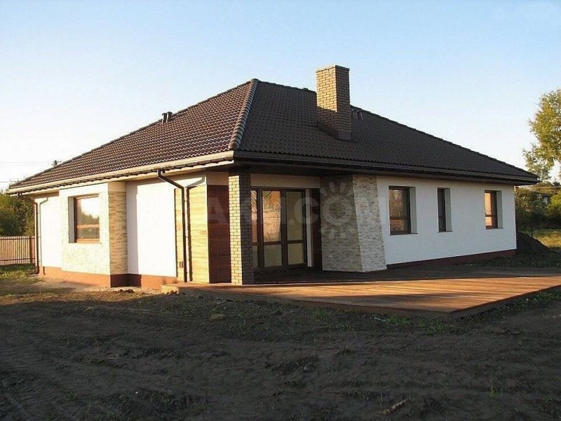 Одноэтажные дома из газобетона