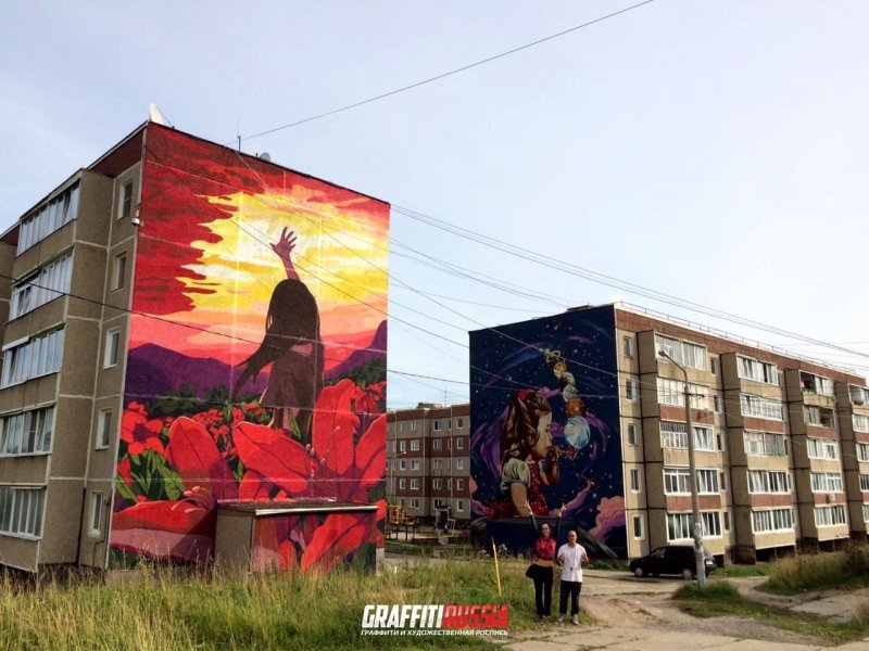 Солнечнодольск роспись домов
