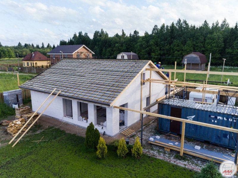 Фасады домов одноэтажных из газоблока