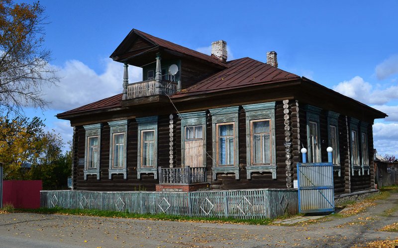Усадьба дом с мезонином 1900-1910 Верхотурье