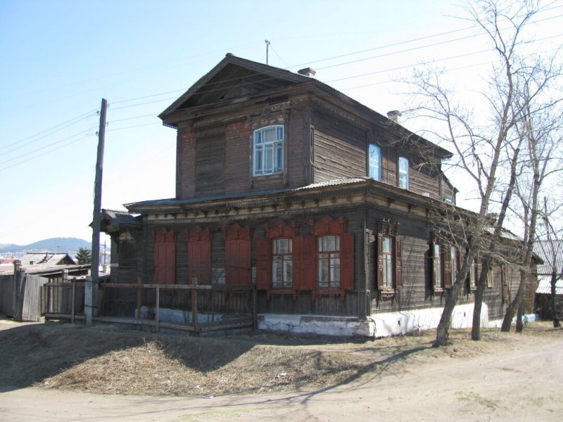 Кирпичный Купеческий дом с мезонином