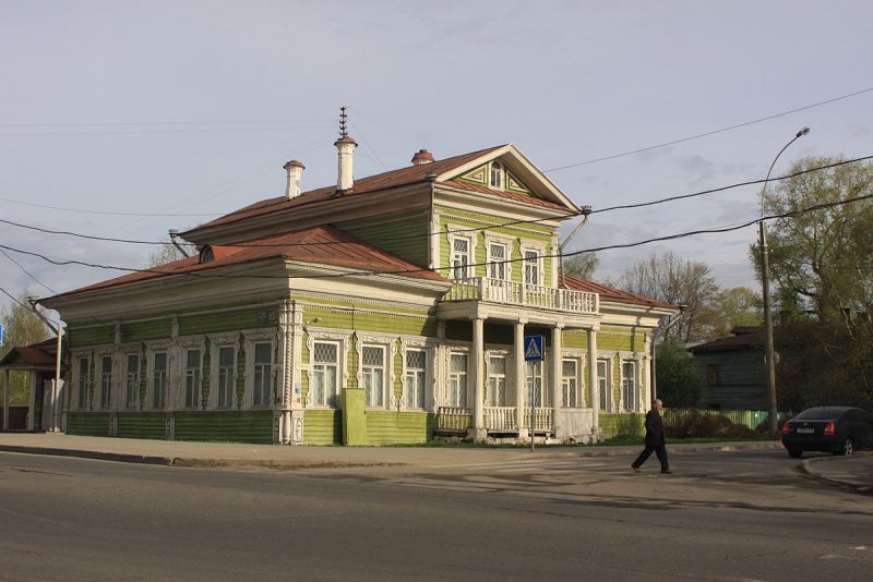 Деревянное зодчество дом Засецких Вологда