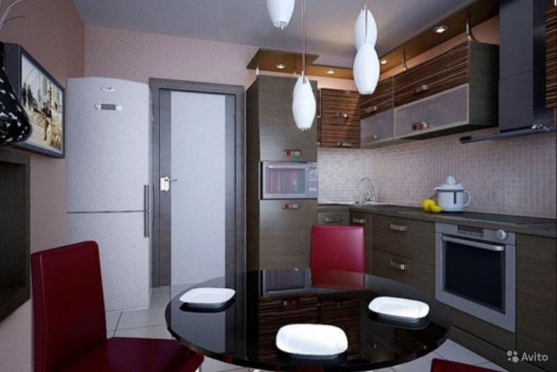 Планировка кухни п44т трешка