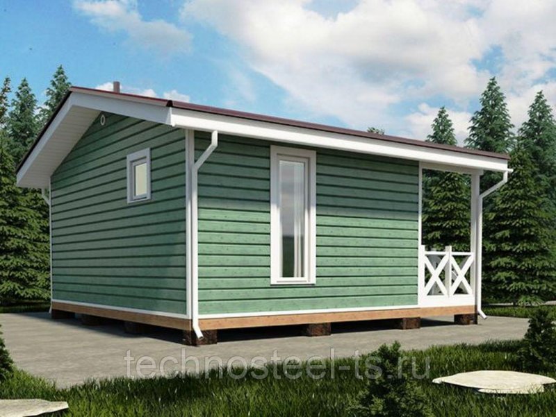Финский домик 6х7
