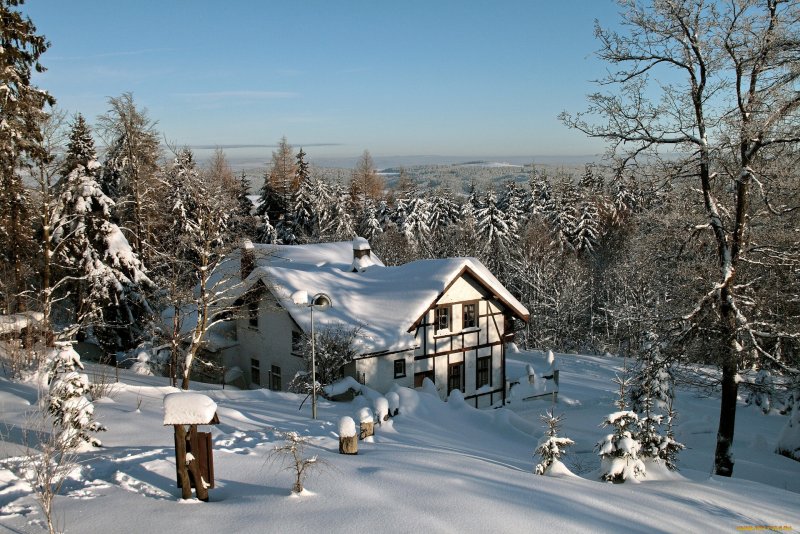 Зима в Европе