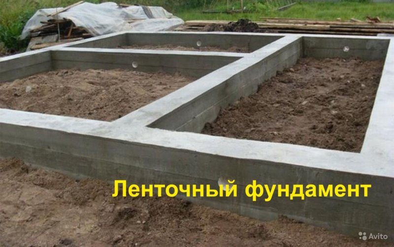 Фундамент лента