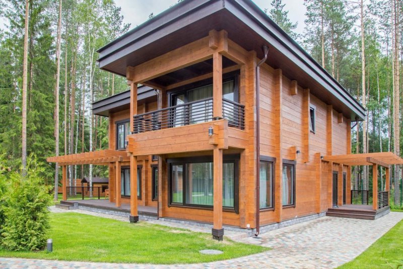 Дом из клееного бруса Саарланд