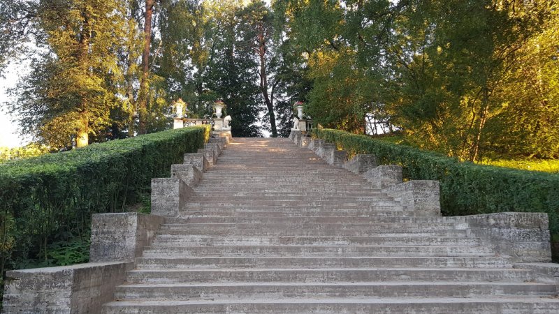 Таганрог каменная лестница осенью