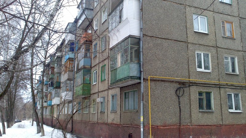 Пятиэтажный дом без балконов