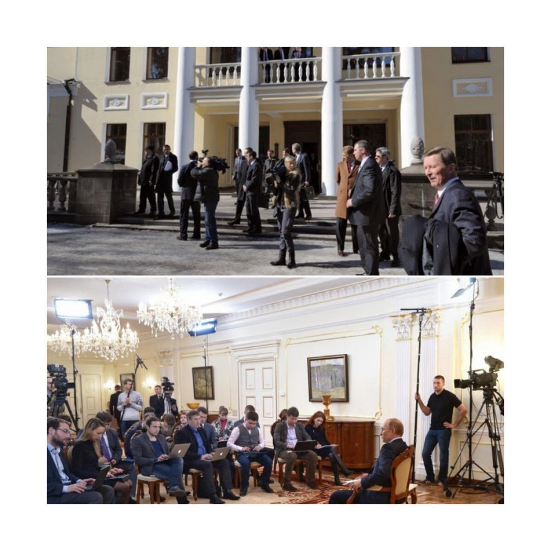 Резиденция президента в Ново-Огарево внутри