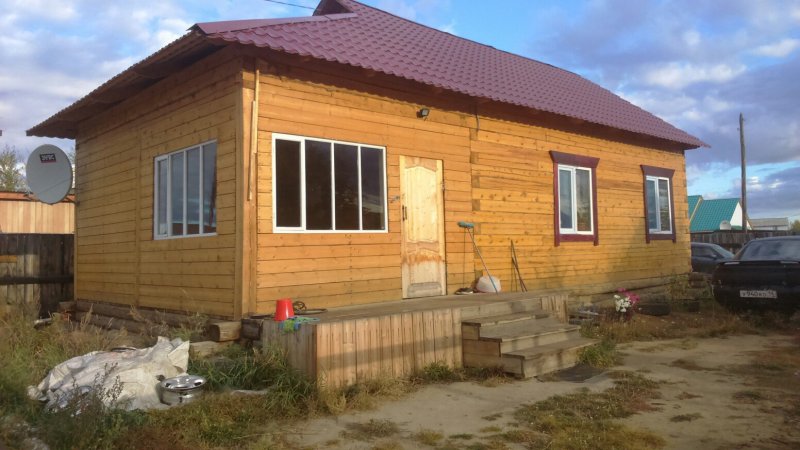 Частный дом в Якутске стройка