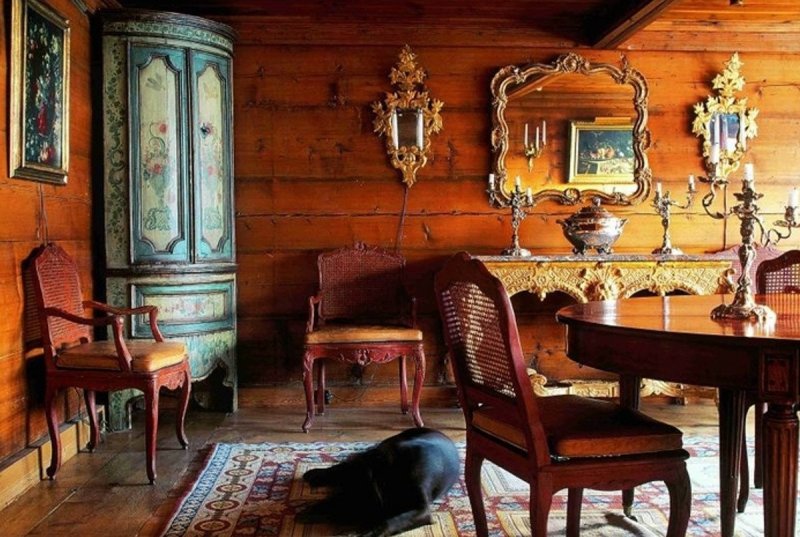Интерьер в старинном русском стиле