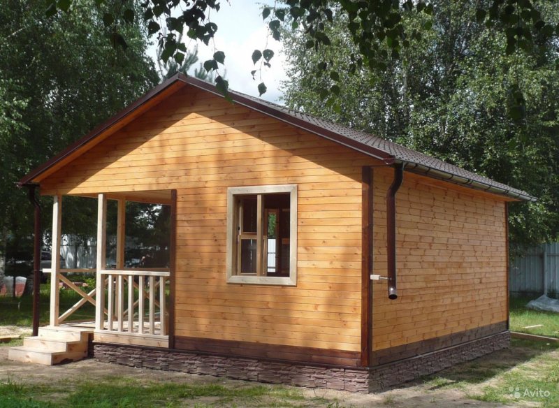 Садовый домик каркасный эконом