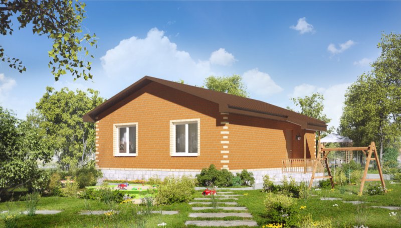 Красивые домики эконом класса