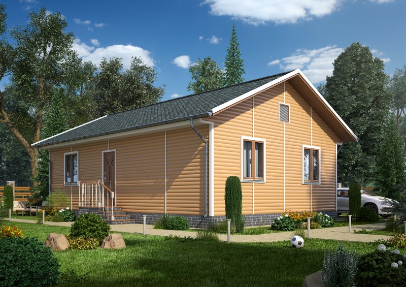 2х этажный дом эконом класса