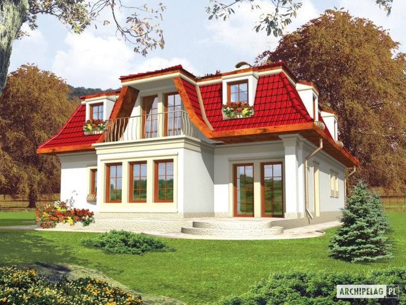 Красивые мансардные крыши