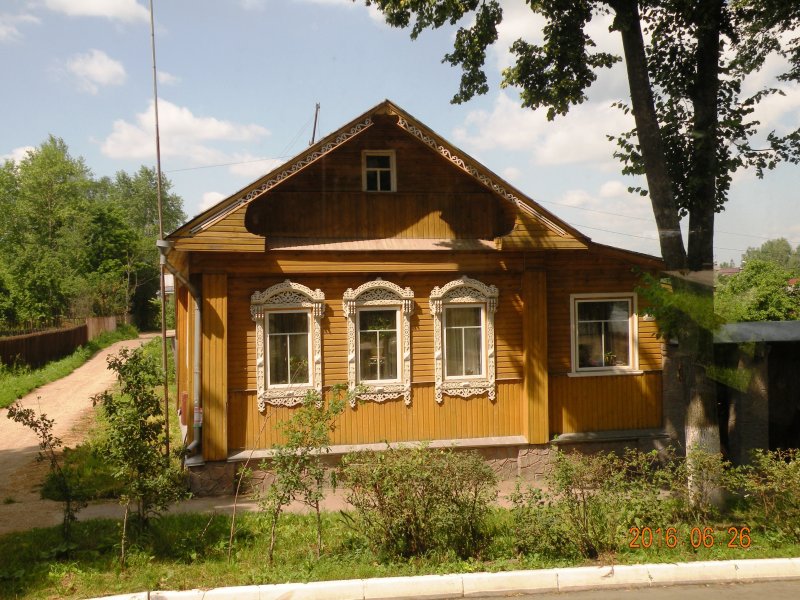 Старинные домики Суздаля