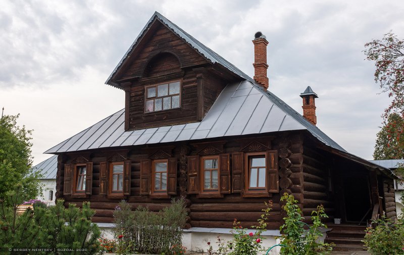 Красивые дома в Суздале
