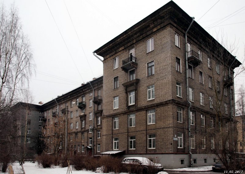Проспект Энгельса сталинские дома