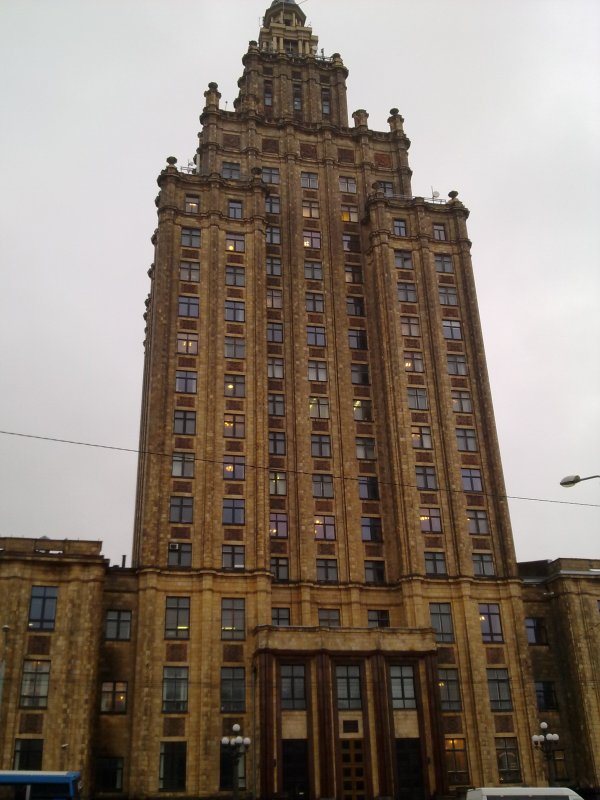 Сталинский дом в Москве