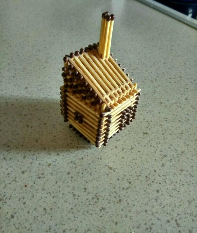 Поделка из спичек легкая