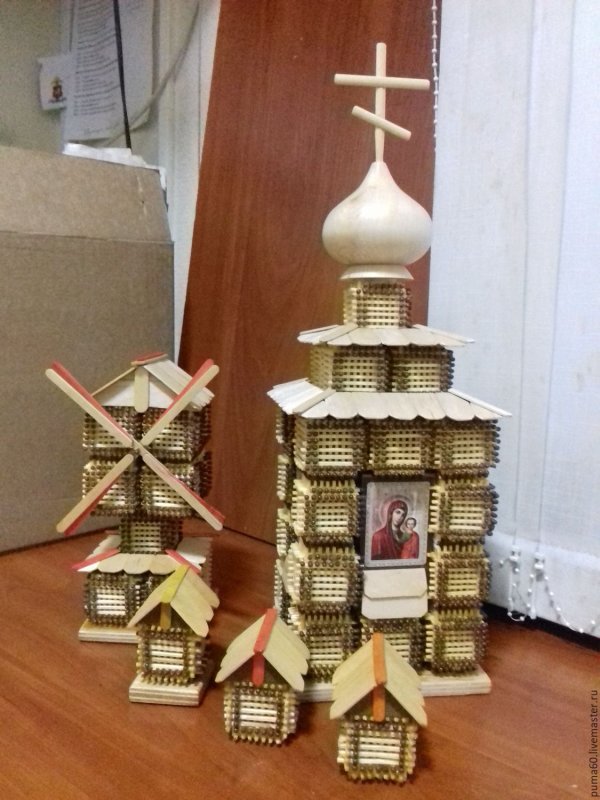 Фигурки из спичек