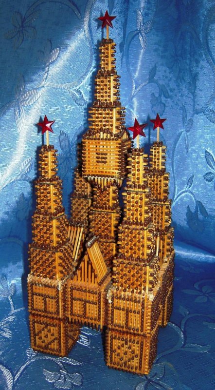 Дрова из спичек