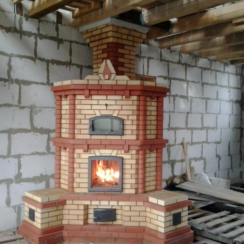 Кирпичная печь для дома