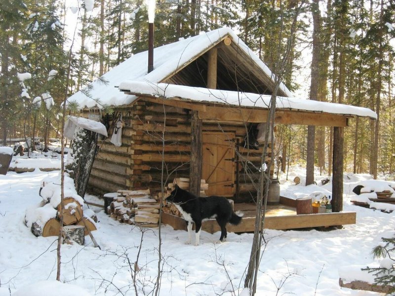 Заимка зимовье Томск