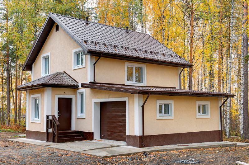Строящийся загородный дом