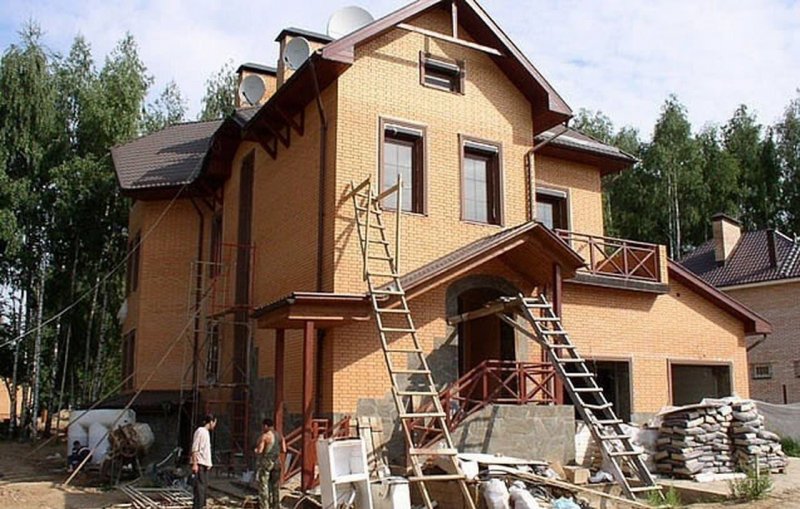 Начало строительства коттеджа
