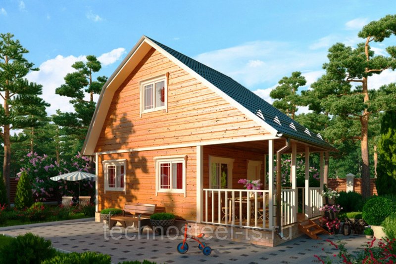 Каркасный дом 40м2