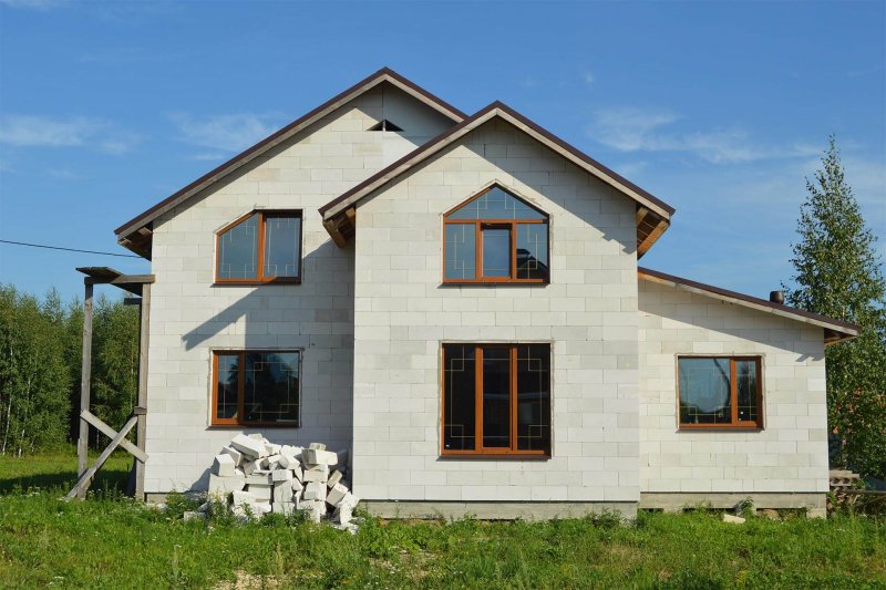 Дом из газобетонных блоков
