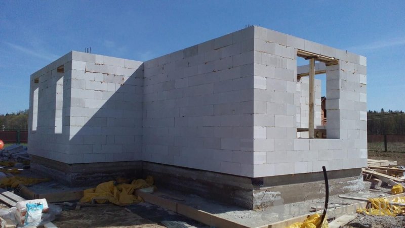 Здание из газобетонных блоков