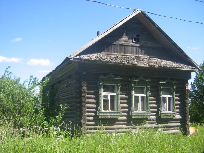 Старые деревянные ворота