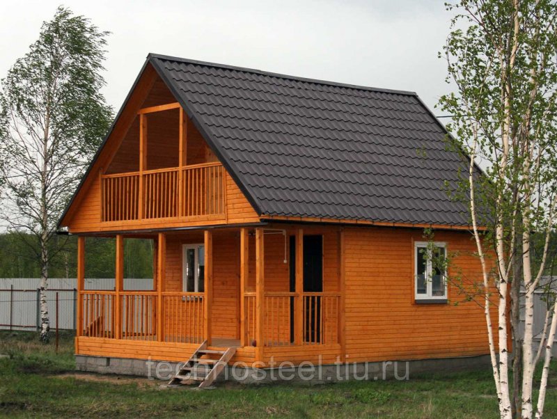 Бюджетный каркасный дом