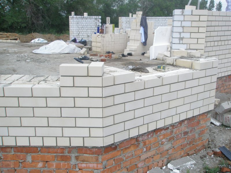 Кладка из силикатного кирпича