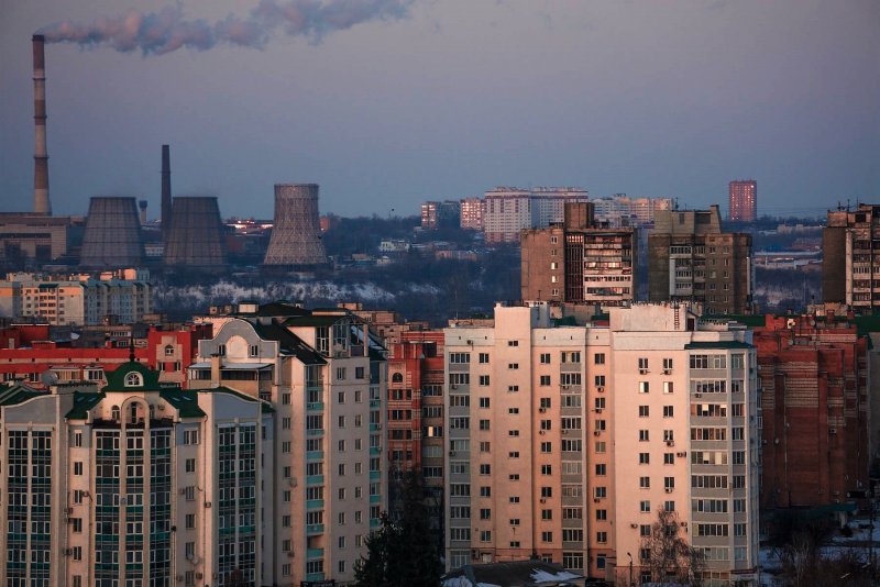 Многоэтажки днем