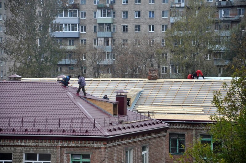 Крыши многоквартирных домов